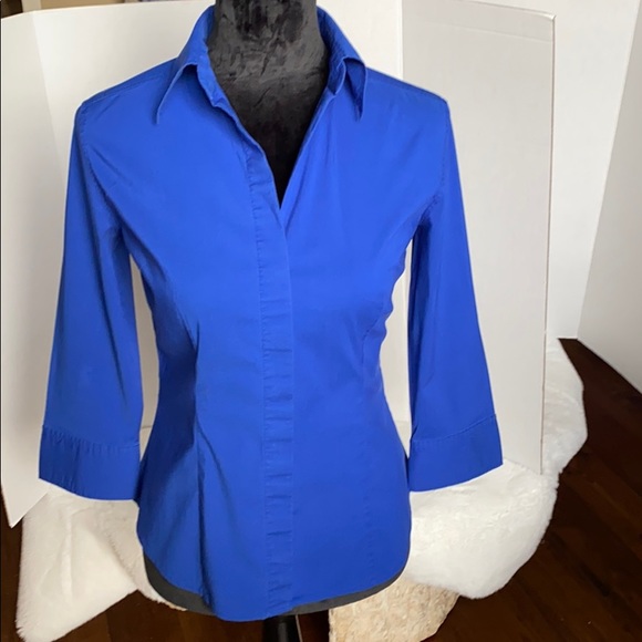Royal blue dress shirt express Clearance